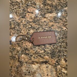 Coach Brown & Gold Hang Tag